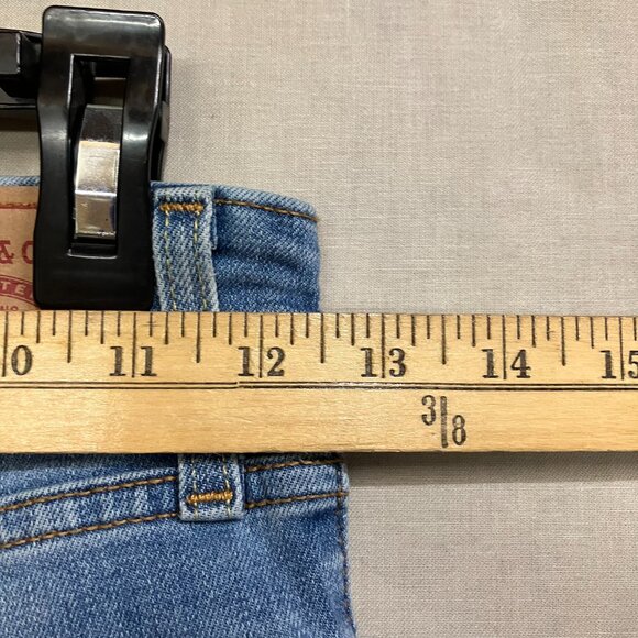 Levi's Women's Size 24X30 Blue 721 High Rise Skinny Jeans High Beams - Picture 15 of 16